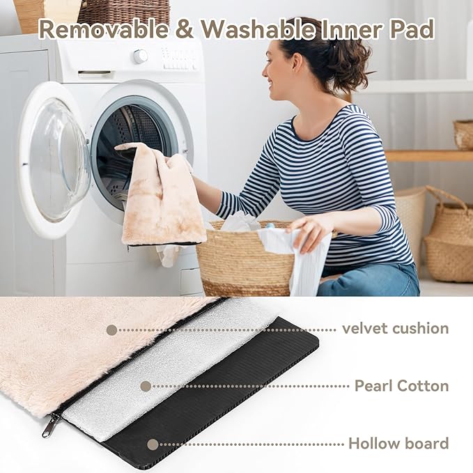 Petsfit Expandable Cat Carrier Dog Carriers,Airline Approved Soft-Sided Portable Pet Travel Washable Carrier for Kittens,Puppies,Removable Soft Plush mat and Pockets,Locking Safety Zippers