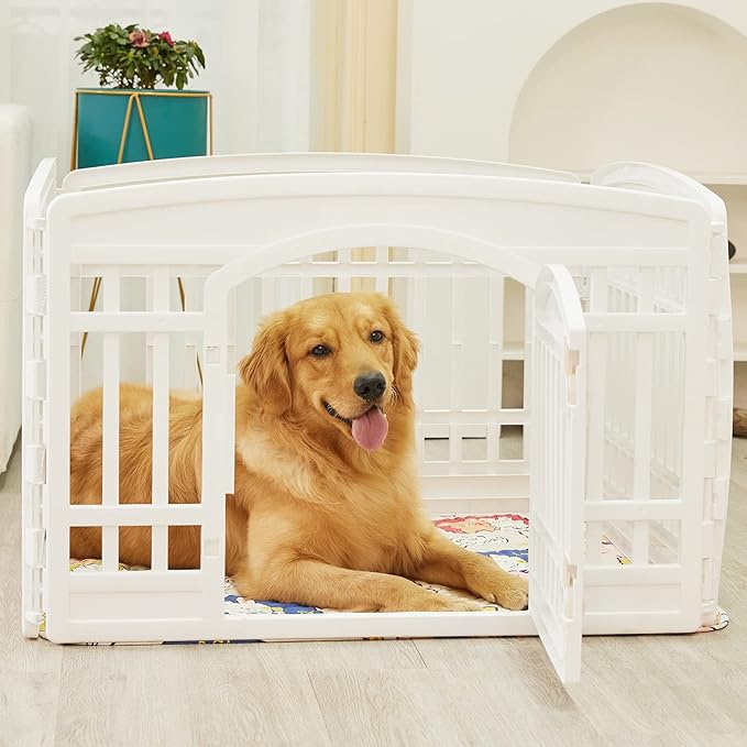 PJYuCien Washable Dog Playpen Mat, 36”x 36”, Leak-Proof Reusable Puppy Pee Pads, Non-Slip Pee Mat for Whelping Pads, Crate, Potty Training, Puppy Playpen (Note: Mat Only, Playpen Not Included)