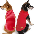 KYEESE 2Pack Dog Sweater Warm Pets Fleece Sweater Turtleneck Dog Outfit for Small Dogs Boy Girl Soft Lightweight Dogs Clothes Comfy Sleeveless Doggie Sweatshirt Stretchy Pet Coat Red,S
