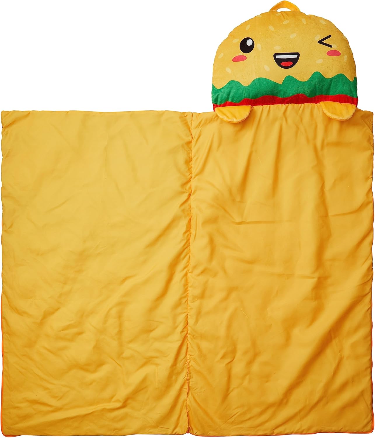Kid's Nap Buddies Character Preschool Nap Mat, Toddler Sleeping Bag with Pillow for Daycare, Ages 3+