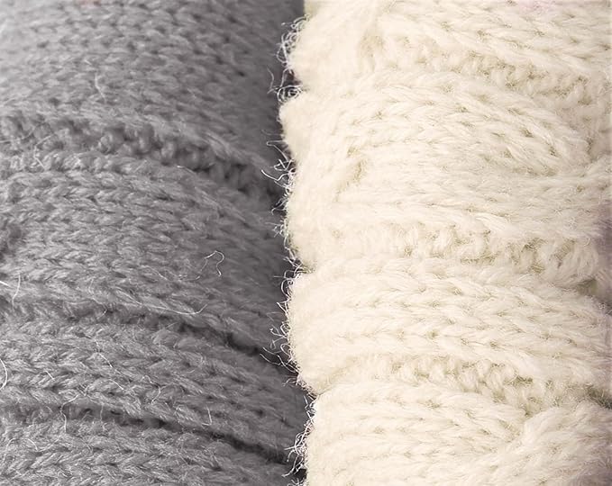 2 Pack Dog Sweaters for Small Dogs - Puppy Medium Warm Clothes in Winter, Turtleneck Pullover Design for Boy Girl Pet, Doggie, Cat, Kitten Chihuahua Bulldog Pug Beagles (2XL, Grey, Pink)