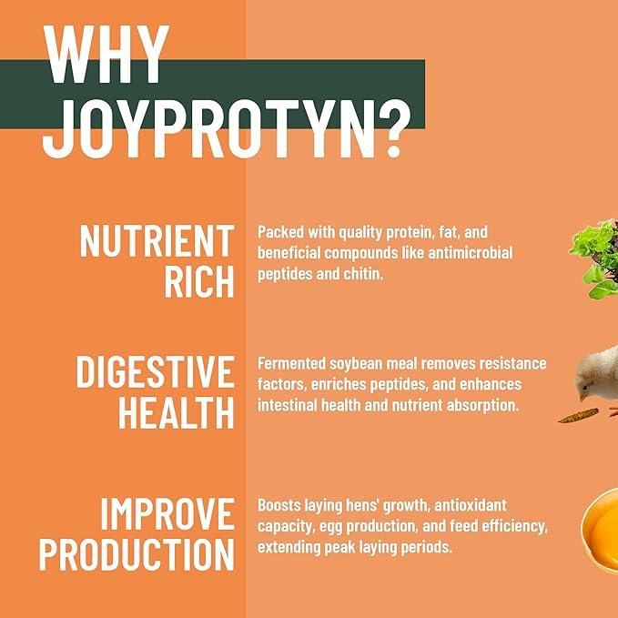 10LB Non-GMO Dried Black Soldier Fly Larvae for Chicken – 85X More Calcium Grubs Than Mealworms for Strong Eggshells & Healthy Growth - High Protein for Chickens, Birds, Ducks, Geese & Pets