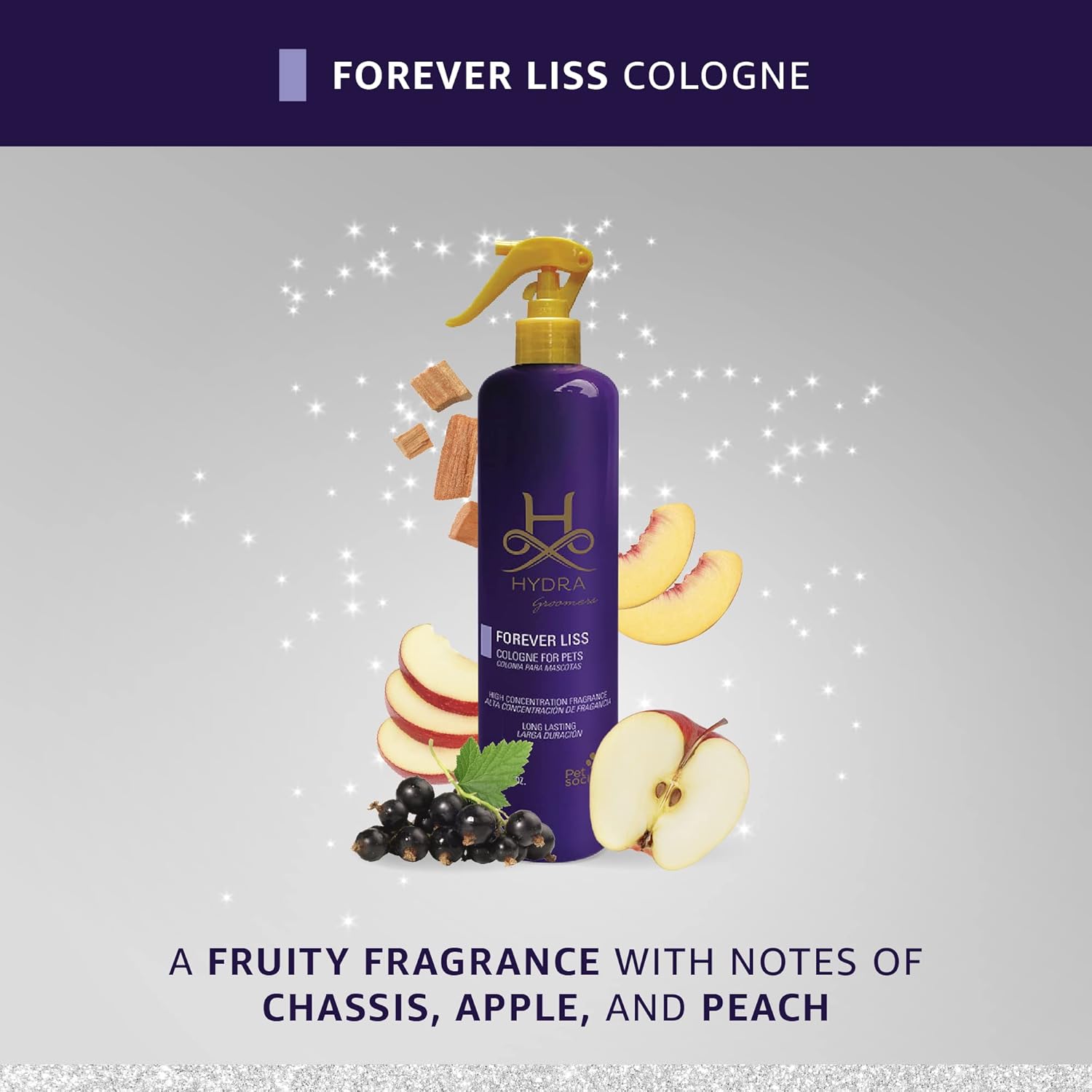 Hydra Forever Liss Cologne, Long-Lasting Cat and Dog Perfume, 15 Fl Oz