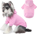 Dog Basic Hoodie Ultra-Soft Dog Clothes Cold Weather Sweaters for Medium Large Dogs Breathable Cozy Fabric Pet Coat Warm Stylish Sweatshirt with Leash Hole Pocket Dogs Jacket for Cats Boys Girls