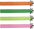 Hamiledyi Parrot Perch Stand Toy, Bird Cage Perch Toy,Natural Paw Grinding Stick for Small Parrots, Parakeets, Cockatiels, Lovebirds Chewing Stick(S)