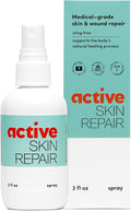 Active Skin Repair First Aid Healing Skin Spray - Natural & Non-Toxic with Hypochlorus Acid for Minor Cuts, Wounds, Scrapes, Rashes, Sunburns, & More, 3 oz