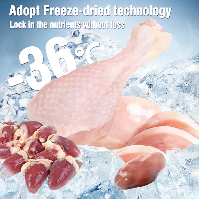 3.52oz/100g Freezed Dried Cat Chew Sticks, Cat Dental Treats for Freshens Breath and Controls Tartar, Feline Teething Sticks