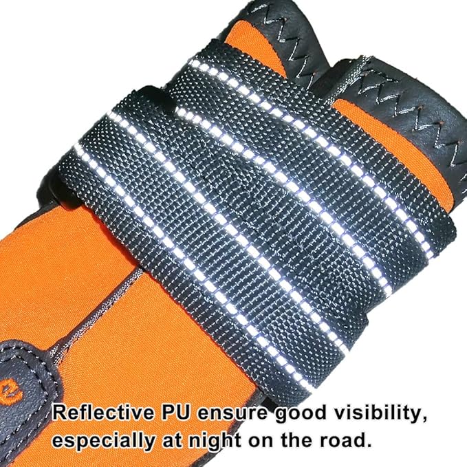 Truelove Dog Boots,Waterproof Pet Shoes with Reflective Straps for Paw Protectors Small Medium Large Dog Summer Winter Snow Outdoor Walking