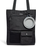 Park Pack 2-Piece Set Dog Gear Tote – Dog Travel Bag with 8 Pockets, Treat Pouch, Poop Bag Dispenser, Quick-Dry Ball Pocket, Collapsible Bowl, Perfect for Walks & Park Trips, Graphite
