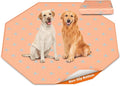 PJYuCien Washable Pee Pads for Dogs 1 Pack, 67" x 26" Octagonal Reusable Pee Pads for Dogs, Leak-Proof Pet Training Pads, Puppy Pads for Non-Slip, Designed for 24/30/36/42'' Width 8 Panels Pen