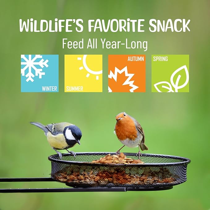 Premium Quality Raw Out of Shell Peanuts for Wildlife - 45 Pounds - Shelled Peanuts- Grown in The USA, for Squirrels, Deer, Birds