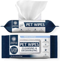 AKC Pet Wipes for Dogs & Cats – Hypoallergenic, Alcohol-Free Wipes for Paws, Face, Ears & Coat – Thick, Gentle Cleaning with Natural Aloe – Available in Lavender, Fresh & Oatmeal Scents