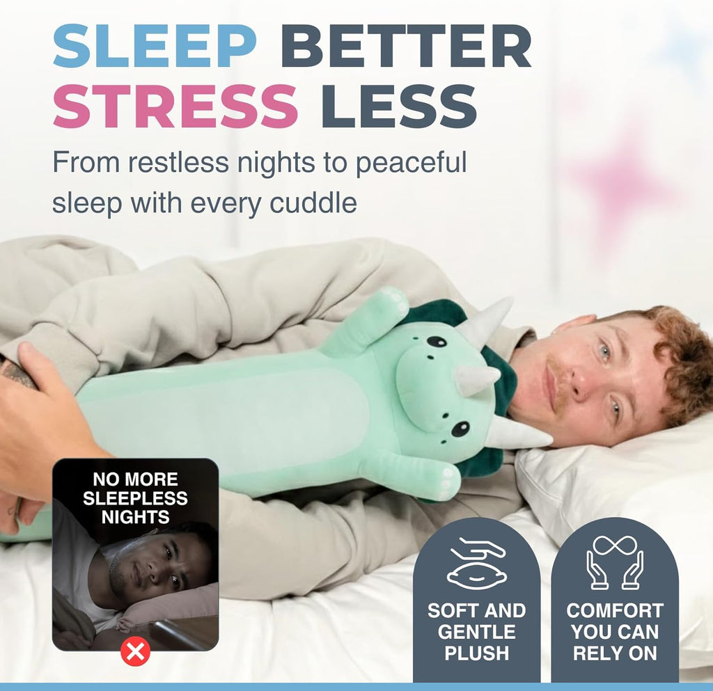 Plush Body Pillow for Kids | Long Stuffed Animal Cuddle Pillow | Soft Hugging Toy | Plushie Gift for Girls & Boys | Long Plush Body Pillow for Sleep & Comfort | Small, 120 CM