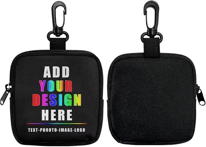 KEIAHUAN Custom Dog Treat Pouch Personalized Dog Training Treat Bag Puppy Doggie Snack Reward Bags for Pet Training, Walks & Outdoor Use