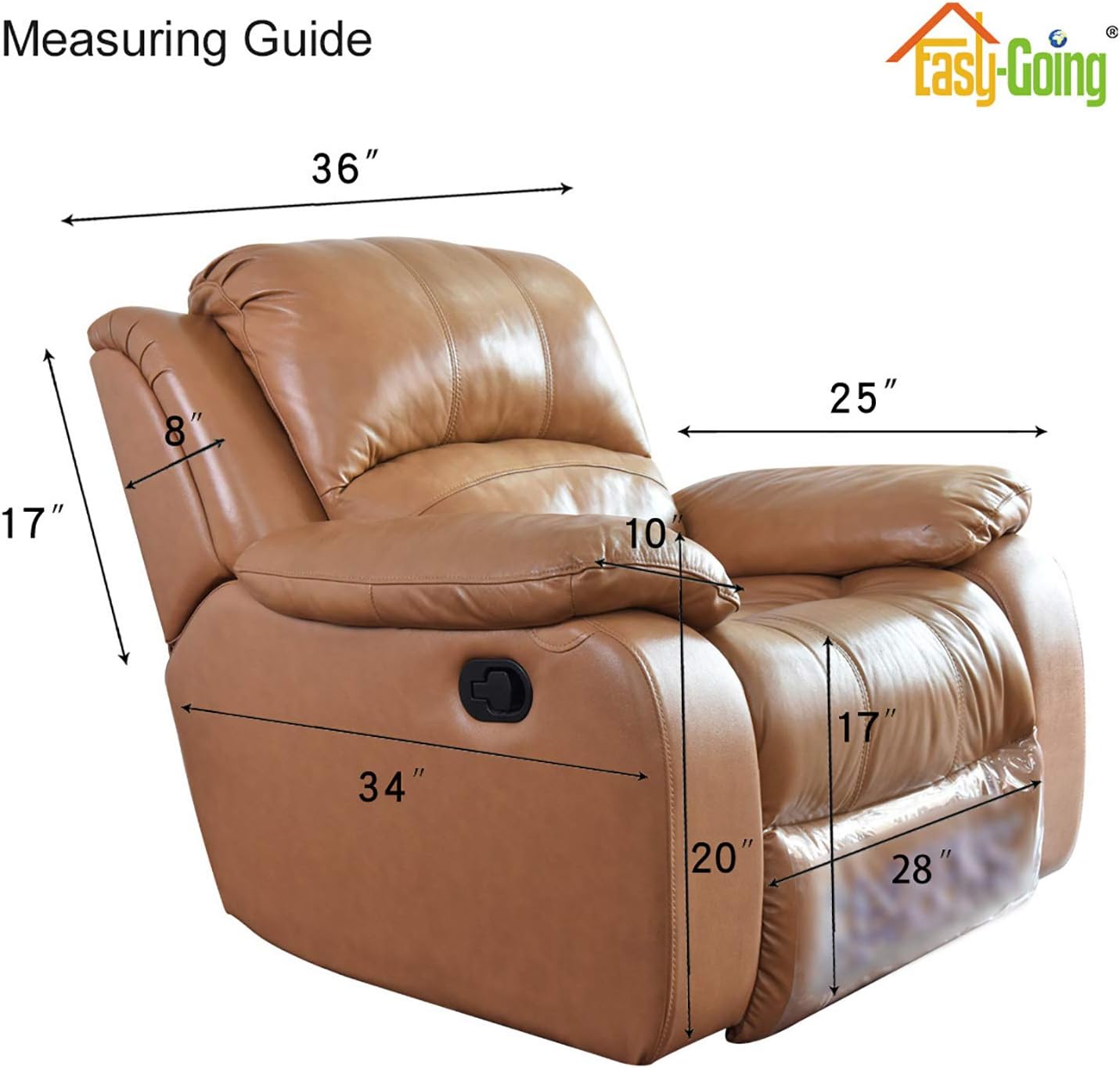 Easy-Going Oversized Recliner Cover Reversible Couch Cover Sofa Cover for Living Room Water Resistant Furniture Protector with Elastic Straps for Pets Dog (Oversized Recliner, Gray/Gray)