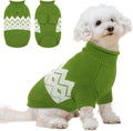 Queenmore Warm Dog Sweater, Soft Pet Knitwear, Knitted Pullover, Winter Pet Clothes for Small Medium Dogs Cats