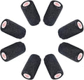 4 Inch Vet Wrap Tape Bulk (Black) (Pack of 6) Self Adhesive Adherent Adhering Flex Bandage Grip Roll for Dog Cat Pet Horse