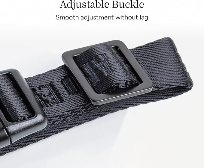 2025 New Edition, Fei & Eve MagEase Dog Collar - Patented Magnetic Buckles | Fur-Safe | Premium 210D Nylon | 450LB Escape-Proof | Adjustable Fit | Small (Black)