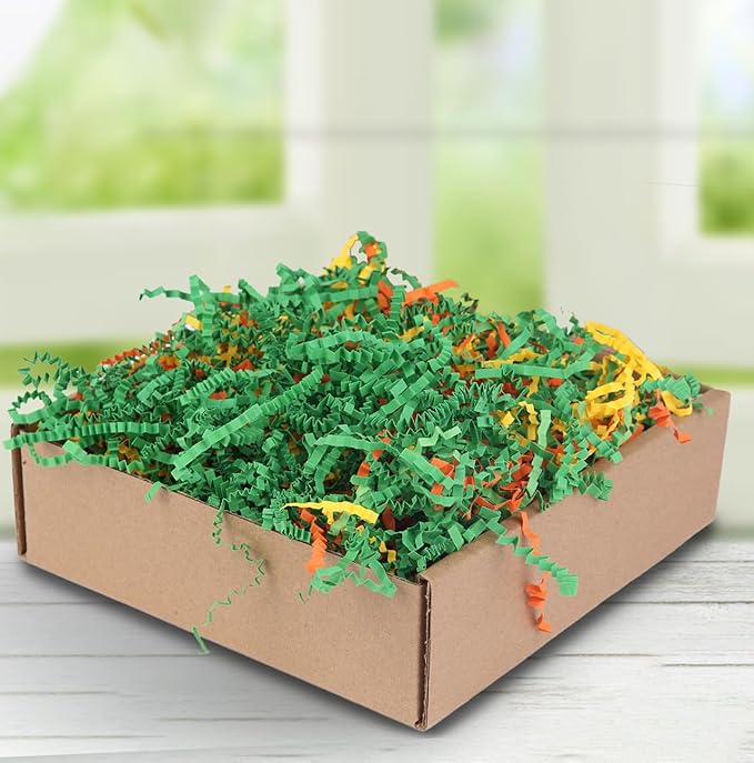 Kyouki Crinkle Paper Bird Toys, for Small Parrots, Parakeets, Cockatiels, Lovebirds, Conures, Budgies, Finches, Canaries – Fun Chewable & Shreddable Toy with Colorful Crinkle (Wrinkled Paper)