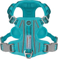 BARKBAY Dog Harness No Pull with ID Tag Pocket - Heavy Duty, Reflective, Easy Control for Small Dogs(Ocean Blue,S)