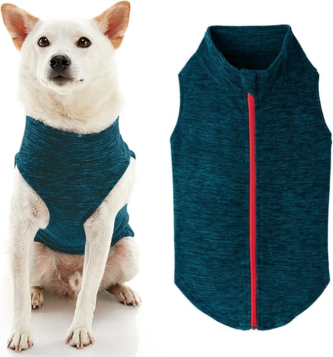 Gooby Boys 2X-Large Chest (~25.5 Inch) Zip Up Fleece, Turquoise Wash, 2X-Large 25.5 US