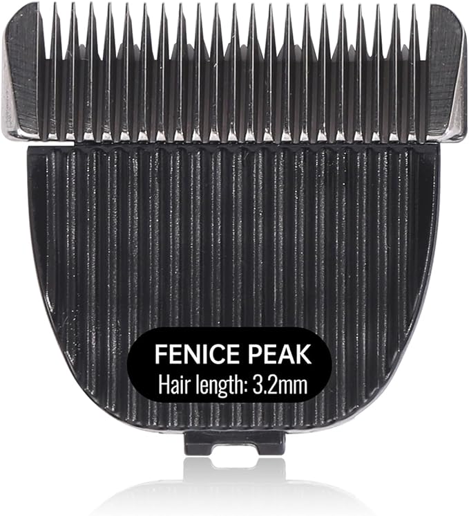 FENICE PEAK 7FC Low Noise Pet Dog Grooming Clippers Replacement Blade Ceramic Edge Detachable Steel Pet Clipper Blade with Cutting Length of 3.2mm 1/8'' (1 Count)