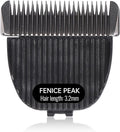 FENICE PEAK 7FC Low Noise Pet Dog Grooming Clippers Replacement Blade Ceramic Edge Detachable Steel Pet Clipper Blade with Cutting Length of 3.2mm 1/8'' (1 Count)
