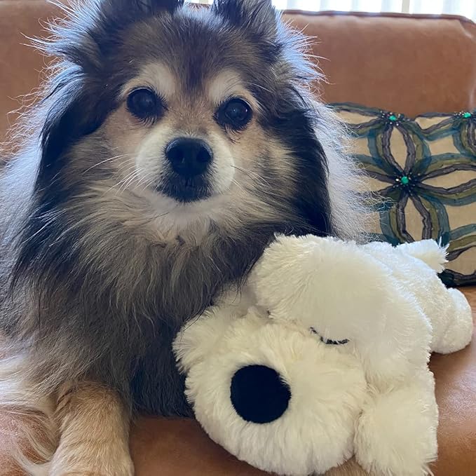 Original Snuggle Puppy Toys for Small Breeds - Heartbeat Puppy for Dogs - Pet Anxiety Relief and Calming Aid - Comfort Dog Toys for Behavioral Training