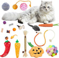 Interactive Cat Toys Coil Spring Indoor Creative Play Set 19 Pieces (Medium)