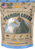 Eaton Pet and Pasture Premium Grubs, USA Grown Dried Black Soldier Fly Larvae, High Calcium Treat for Chickens, Ducks, Wild Birds (1 LB)