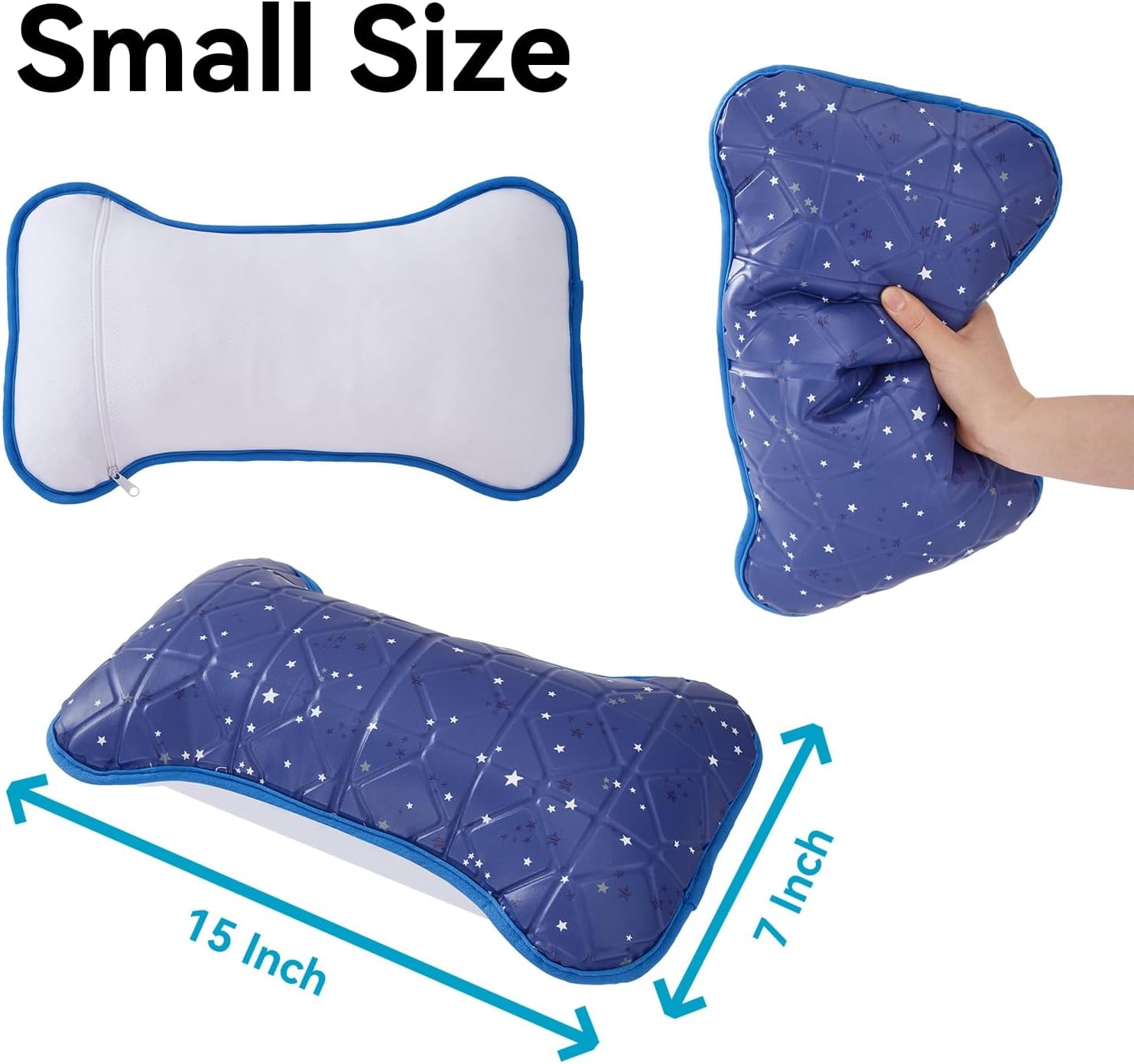 Small Cooling Gel Pillow, Kids Pillow 15" x 7", Cool Pillows for Hot Sleepers, Nap Pillows, Lumbar Pillow, Summer Cooling Accessories, Summer Gifts for Girls Boys, Small Size