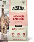 ACANA Dry Cat Food for Indoor Cats Indoor Entrée Chicken Turkey Whole Herring and Rabbit 4lb Bag