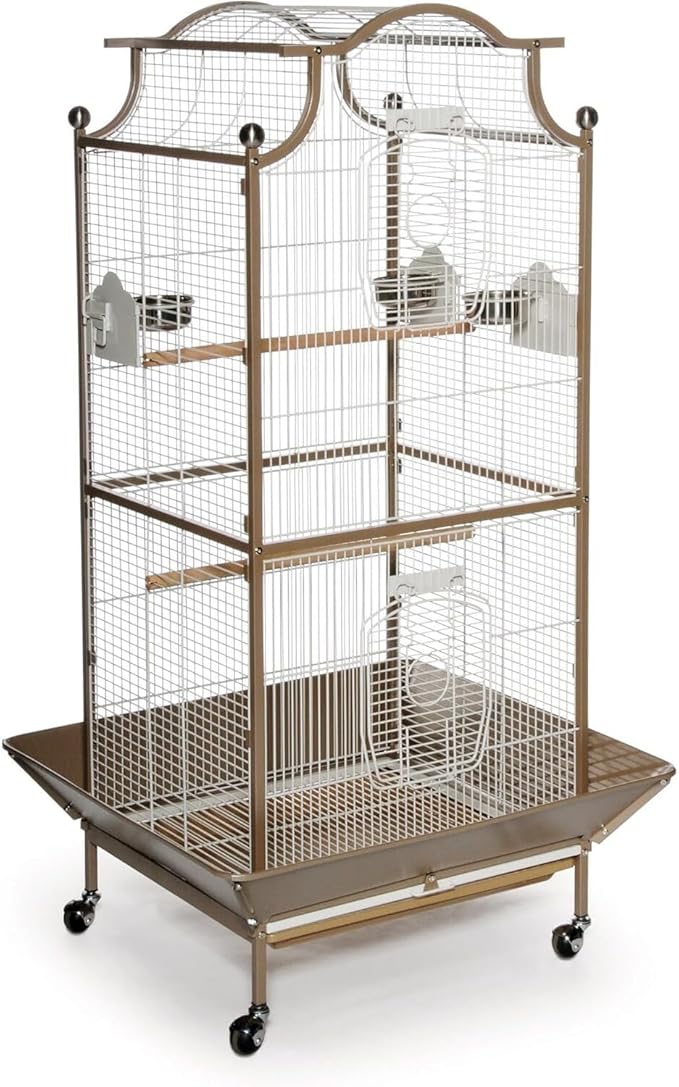 Modern Minimalism Iron Select Bird Cage with Elegant Design, Durable Construction, Easy-Clean Tray