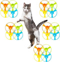 Cat Fetch Toys, Interactive Flying Cat Toys with 20 Colored Flying Propellers, Pet Tracks Chasing Toy for for Kitten Training Hunting (only Propellers)