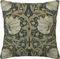 William Morris Green Vintage Floral Pimpernel Design 18x18 inches Throw Pillow Covers Square Pillowcases Decor for Bed Couch Sofa Living Room Cushion Covers