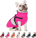 AOFITEE Dog Coat, Warm Dog Jacket with Harness Built in, Waterproof Coats for Small Dogs, Dogs Winter Coat Puffer Jacket with Zipper & Fleece Collar, Pet Snowsuit Sweater for Chihuahua Yorkshire, XS