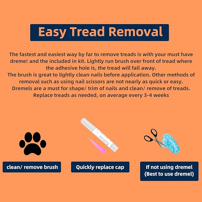 100pcs Dog Nail Caps Claw capsCover with Glue and Applicators (XXL About. Weight: 60-140 pounds)