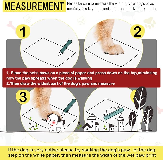 DcOaGt Dog Boots Waterproof Dog Shoes for Small Medium Large Puppy with Reflective Straps Anti-Slip Sole,Paw Protector Dog Booties for Hot Pavement Winter Snow Rain Hiking 4PCS Red