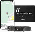 Fi Series 3 Smart Dog Collar - GPS Dog Tracker and Activity & Fitness Monitor, Waterproof, LED Light, Escape Alerts, Nationwide Coverage [Free 1 Year Membership] (Gray, Medium)