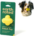 Earth Rated Dog Ball, Interactive Fetch Toy for All Breeds, Comes in Multiple Sizes, Made with Natural Rubber, Perfect for Indoor and Outdoor Use, Medium, Yellow