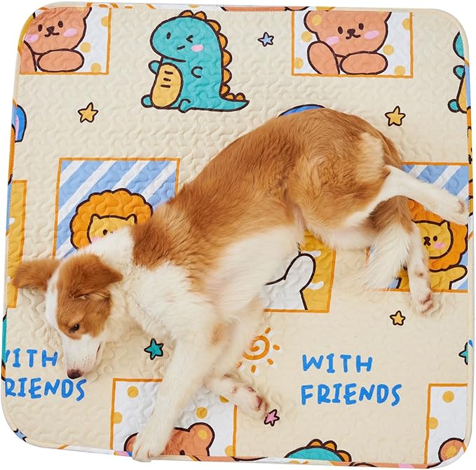 PJYuCien Washable Dog Playpen Mat, 36”x 36”, Leak-Proof Reusable Puppy Pee Pads, Non-Slip Pee Mat for Whelping Pads, Crate, Potty Training, Puppy Playpen (Note: Mat Only, Playpen Not Included)