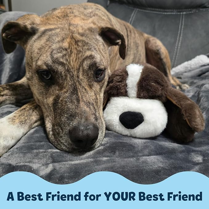 Original Snuggle Puppy Toys - Heartbeat Puppy for Dogs - Pet Anxiety Relief and Calming Aid - Comfort Dog Toys for Behavioral Training