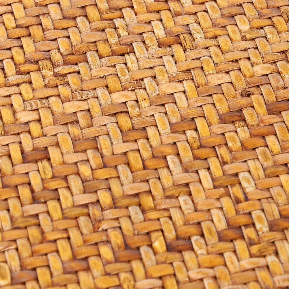 GLOGLOW Japanese Style Round Floor Cushion, Hand Woven Material with Sponge for Tatami Yoga Tea Ceremony Balcony Living Room