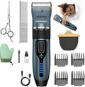 Cat Clippers, Professional Grooming Kit, Cordless Clippers for Thick Coats, Hair Trimmer, Low Noise Shaver Quiet Pet Tools Cats Dogs (Blue), 1.0 Count