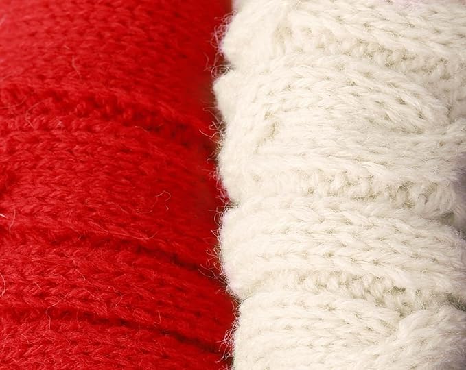 2 Pack Dog Sweaters for Small Dogs - Puppy Medium/Large Warm Clothes in Winter, Turtleneck Pullover Design for Boy Girl Pet, Doggie, Cat, Kitten Chihuahua Bulldog Pug Beagles (XL, Red, Beige)