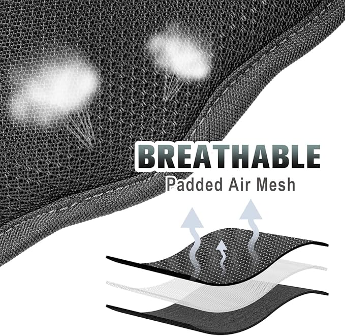 BARKBAY No Pull Dog Harness Large Reflective Dog Harness with Front Clip and Easy Control Handle for Walking Training Running with ID tag Pocket(Black,XS)