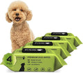 Pawfume Dog Wipes 4 x 100 Count, Pet Wipes – Hypoallergenic & Gentle Dog Wipes for Eyes, Face, Butt, and Paws – Cleaning & Deodorizing, Grooming Tear Stain Wipes for Puppy, Adult Dogs & Cats