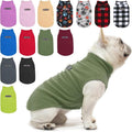 BEAUTYZOO Dog Fleece Vest Sweater Winter Jacket for Small and Medium Dogs with D-Ring Leash Cold Weather Coat Hoodie for XS S M Dogs Boy or Girls
