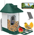 Bird Feeder with Camera,Smart Birdwatching Camera with Solar Powered,AI Identify Species,Instant Notifications,FHD Live View,Auto Record Video in Backyard,Ideal Gifts for Family and Bird Lovers