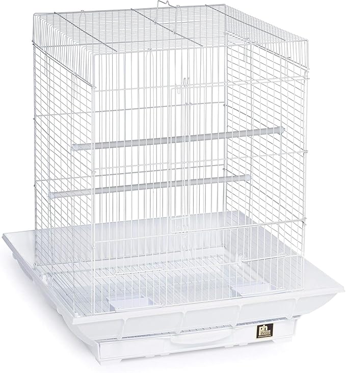 Mountain Majesty Clean Life Bird Cage with Spacious Interior, Durable Build, Easy-to-Clean Features, and Secure Design for Birds' Comfort Red